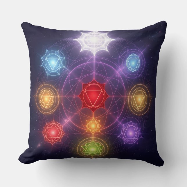 Coussin Les 7 Chakras´3 (Recto)