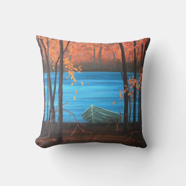 Coussin Les arbres à l'automne (Recto)