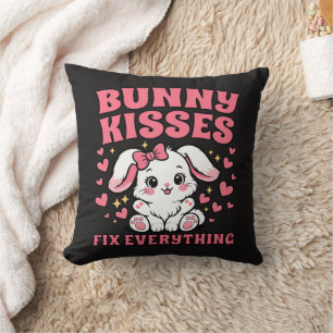 Coussin Les bisous de lapin règlent tout - Conception de l