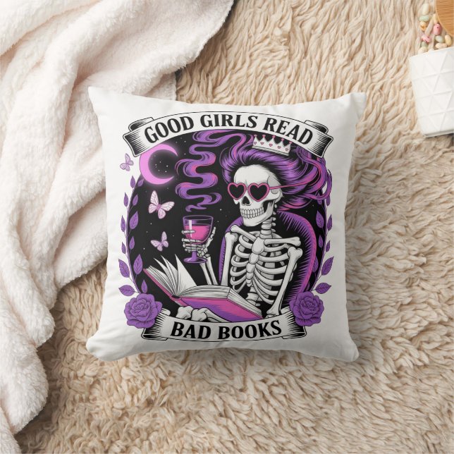 Coussin Les Bonnes Filles Lisent Les Mauvais Livres (Couverture)