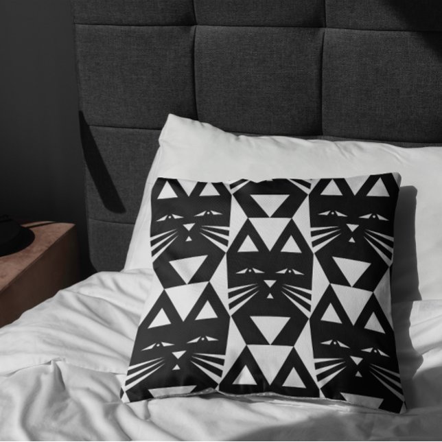 Coussin Les chats de Tuxedo vous regardent (Créateur téléchargé)