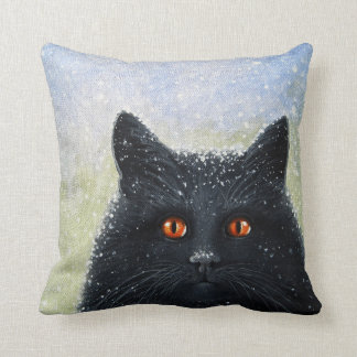 Coussin Les chats noirs obtiennent une mauvaise couverture