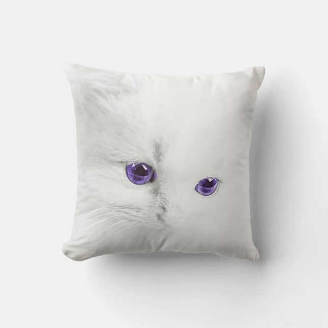 Coussin Les Chattes Blanches (Recto)
