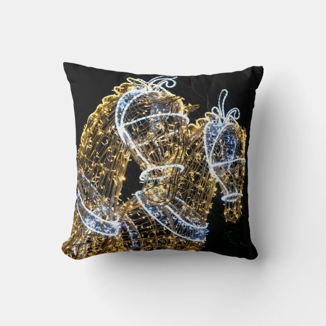 Coussin Les chevaux d'or galopant (Recto)