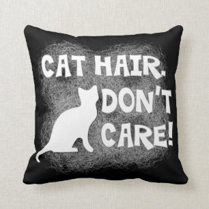 Coussin Les cheveux de chat, ne s'inquiètent pas ! 