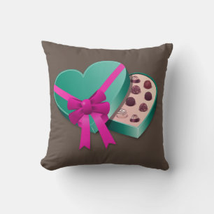 Coussin Les chocolats jettent l'oreiller.
