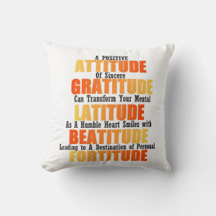 Coussin Les cinq étapes de la collection Way
