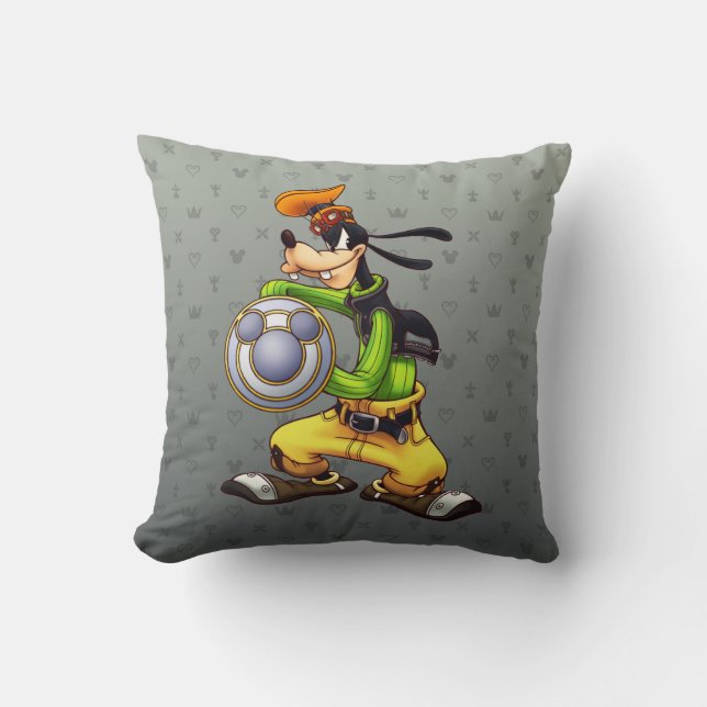 Coussin Les Coeurs du Royaume| Capitaine Goofy du Chevalie (Recto)