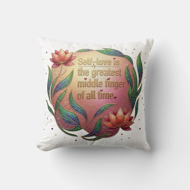 Coussin Les Cœurs Souverains (Recto)