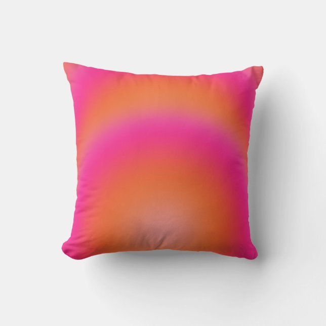 Coussin Les Couleurs 03 Aura Rose Chaud Et Orange (Recto)