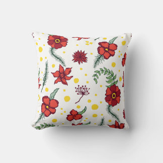 Coussin Les délices floraux d'hiver