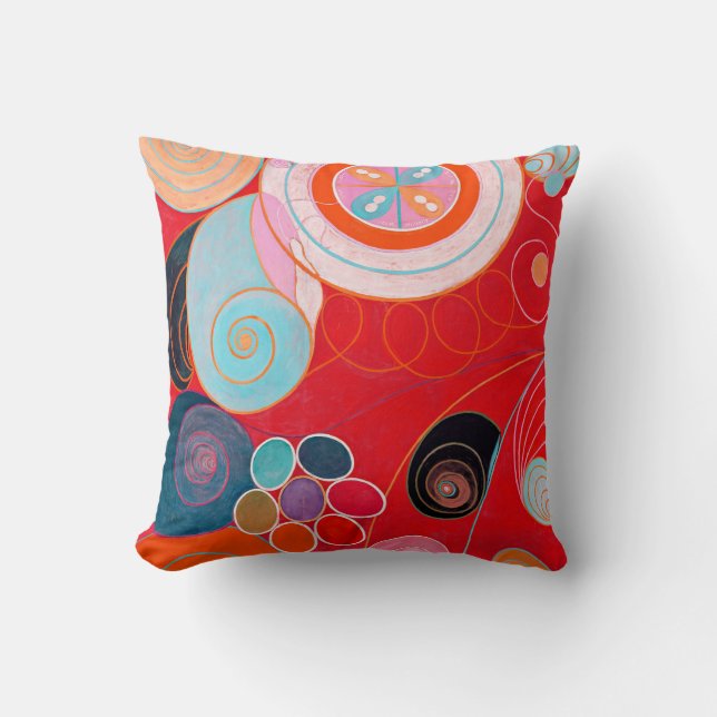 Coussin Les Dix Plus Grandes, Groupe IV, No 4 (Rouge) (Recto)