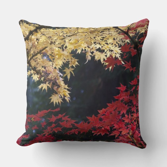 Coussin Les érables en automne (Recto)