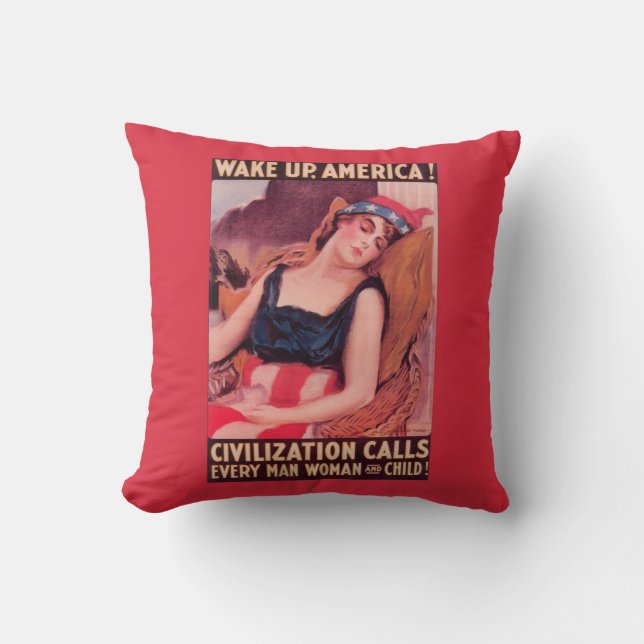 Coussin Les Etats-Unis d'AmericaWar II promotionnel (Recto)