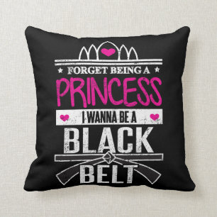 Coussin Les filles de karaté oublient princesse Be une