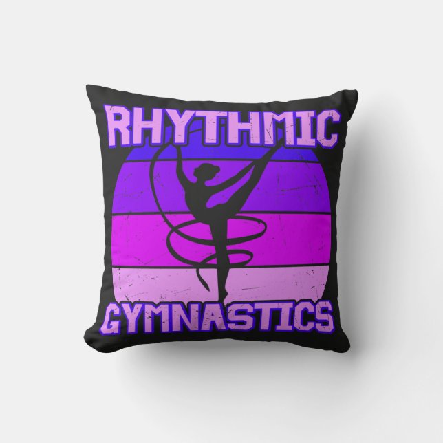 Coussin Les Filles Distressées Gymnastique rythmique (Recto)