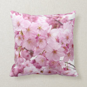 Coussin Les fleurs de cerisier fleurissent le carreau