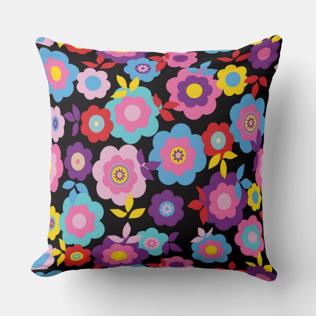 Coussin Les fleurs de printemps d'Eilin (Recto)
