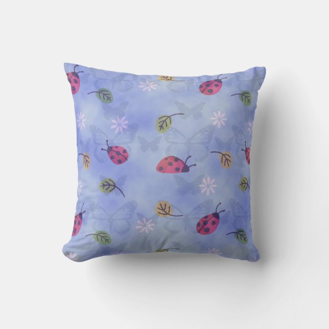 Coussin Les Flowers et Leaves (Recto)