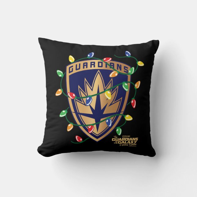 Coussin Les Gardiens de la Galaxie Logo & Lumières (Recto)