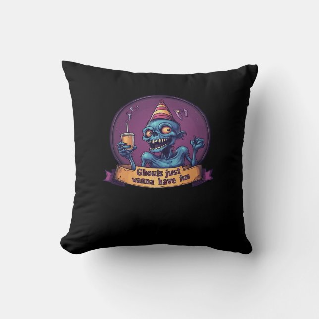 Coussin Les Gars Veux Juste Avoir Une Fente Amusante Et Am (Recto)