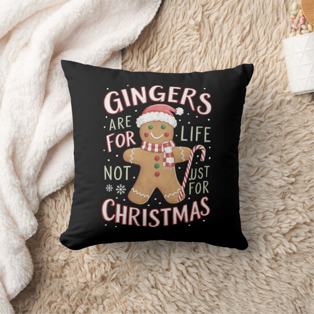 Coussin Les Gingers Sont Pour La Vie Pas Seulement Pour No (Couverture)