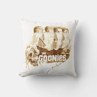 Coussin Les Goonies Pirate Ship Aquarelle Graphique