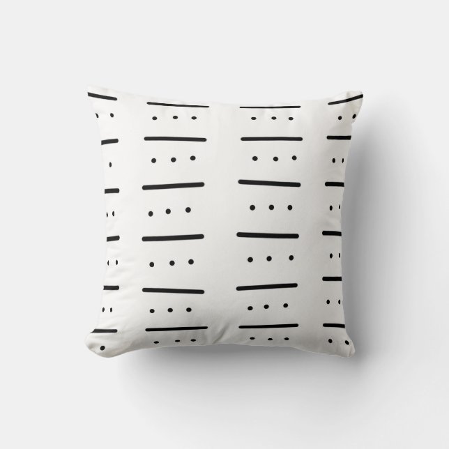 Coussin Les lignes et les points modernes ont modelé le (Recto)