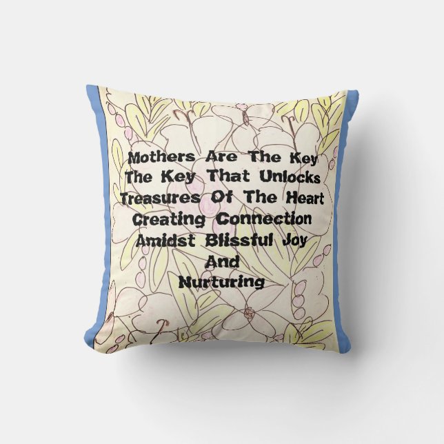 Coussin Les Mères Sont La Clé (Recto)