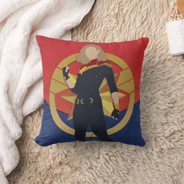 Coussin Les Merveilles Capitaine Marvel Cutout Graphique (Couverture)