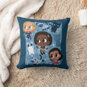 Coussin Les Merveilles Volant Avec Flerkittens Cartoon