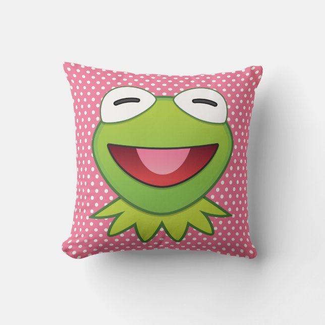 Coussin Les Muppets| Kermit The Frog Emoji (Recto)