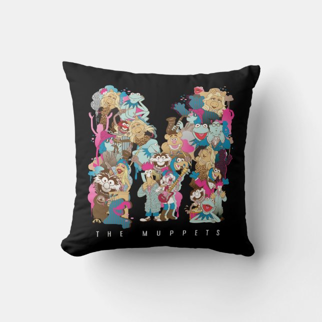 Coussin Les Muppets| Monogramme des Muppets (Recto)