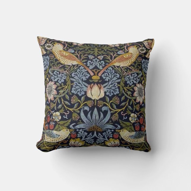 Coussin Les oiseaux baroques (Recto)