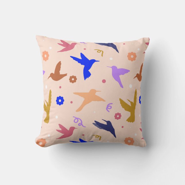 Coussin Les oiseaux dans l'air (Recto)