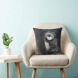 Coussin Les Origines dessin par Odilon Redon
