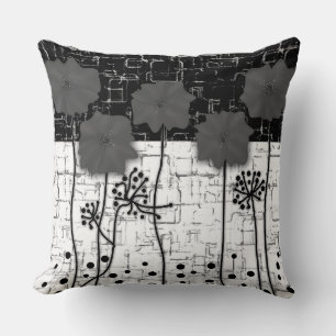 Coussin Les papillons rouges lancent l'oreiller