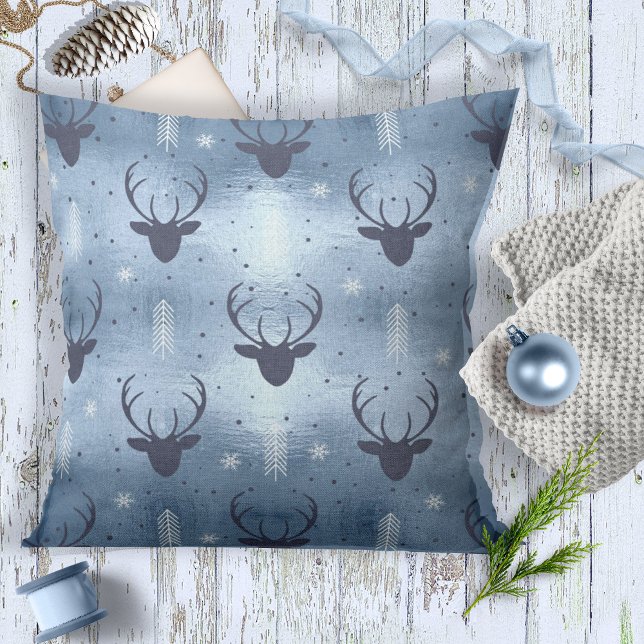 Coussin Les Patters de Christmas Blue ID861 (Créateur téléchargé)