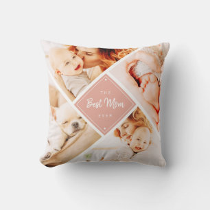 Coussin Les photos de Best Maman Ever Modern Custom