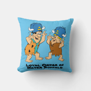 Coussin Les Pierrafeu Buffles d'eau Fred & Barney