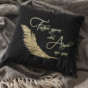 Coussin Les Plumes Apparaissent Lorsque Les Anges Sont Prè