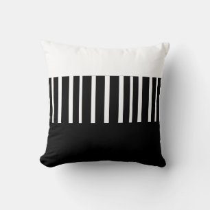 Coussin les rayures audacieuses chics modernes reposent