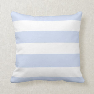 Coussin Les rayures blanches bleues se reposent assez