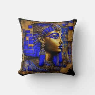 Coussin Les secrets égyptiens lancent l'oreiller 16" x 16"