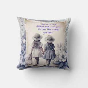 Coussin Les SOEURS sont des fleurs du même jardin