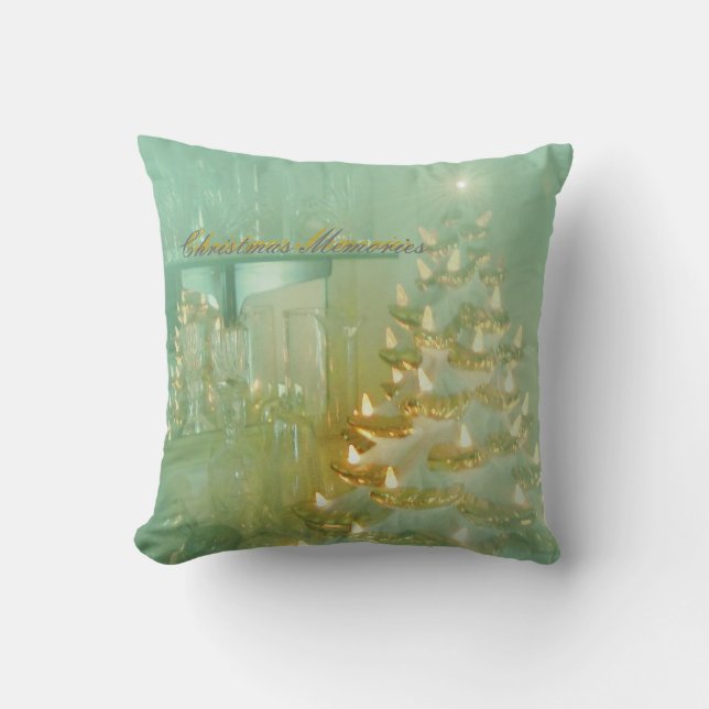 Coussin Les souvenirs de Noël se reposent dans des (Recto)