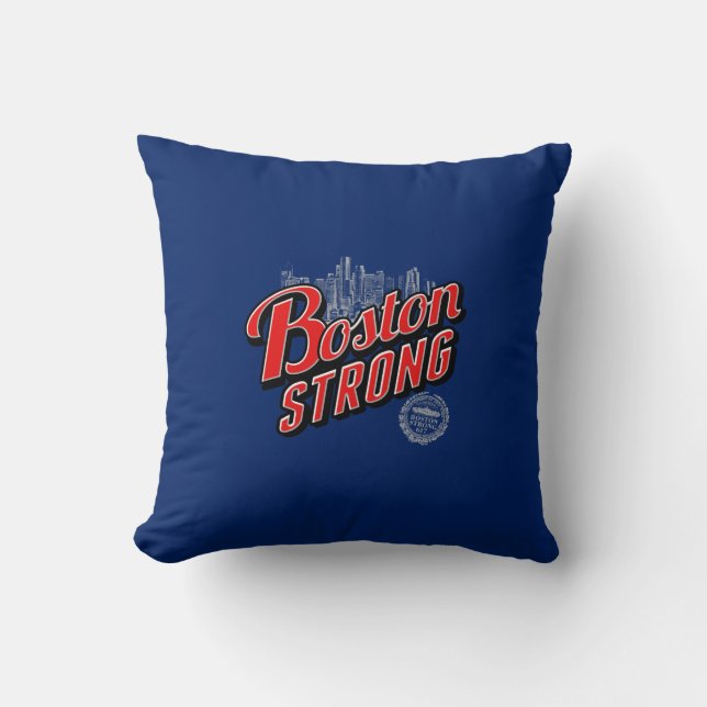 Coussin Les souvenirs forts de Boston City (Recto)
