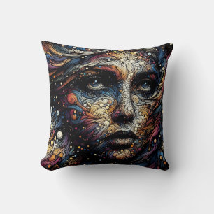 Coussin "Les tourbillons cosmiques de l'âme"
