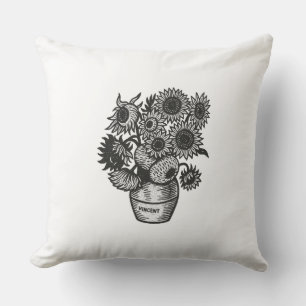 Coussin Les tournesols de Van Gogh