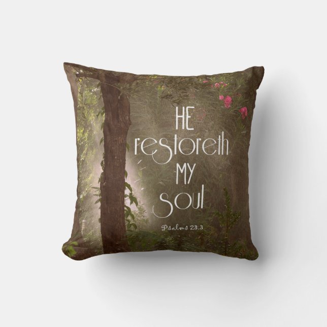 Coussin Les Versets de Soul (Recto)